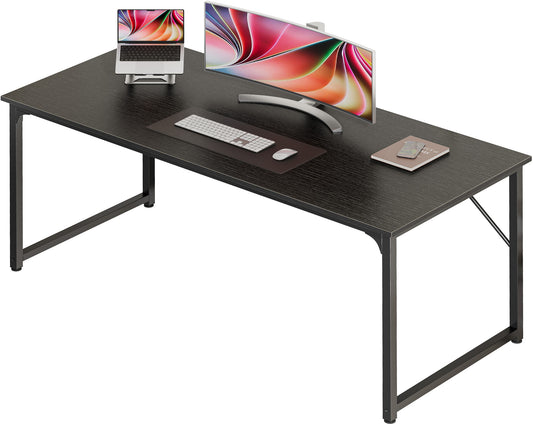 PRAISUN 54 X 24 Inch Computer Desk with Deeper Desktop, Gaming Office Writing Work Desk for Home Office, Study
